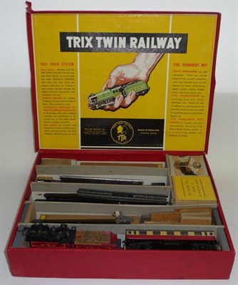 Lot 1015 - A Boxed Trix Twin Railway 'OO' Gauge Electric Passenger Train Set, together with six boxes of...