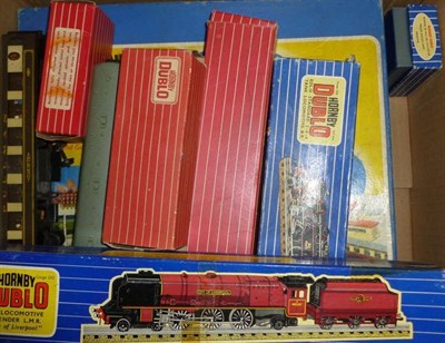 Lot 1021 - A Boxed Hornby Dublo 2-Rail 'City of London' Locomotive and Tender No.46245, in BR maroon...