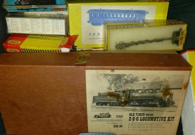 Lot 1034 - A Collection of 'HO' Gauge Railway Model Kits, mainly completed in original boxes, in plastic...