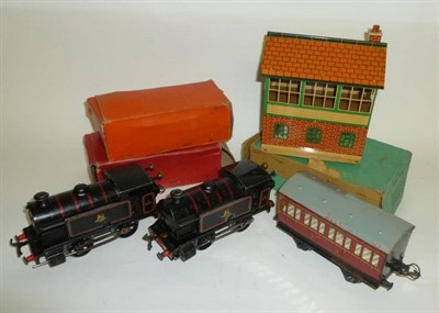Lot 1049 - A Collection of Boxed Hornby 'O' Gauge Trains and Rolling Stock, including two No.40 Tank...