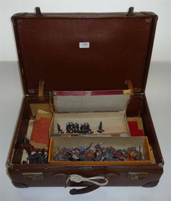 Lot 1089 - A Collection of Pre-War Britains Playworn Lead Figures, some boxed, including Royal Marine...