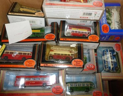 Lot 1149 - Forty Two Boxed Exclusive First Edition Buses, including Maidstone & District Gift Set etc