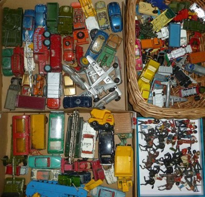 Lot 1152 - A Collection of Playworn Diecast Vehicles, makers include Dinky, Corgi and Matchbox, including...