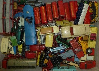 Lot 1156 - A Collection of Playworn Diecast Vehicles, makers include Dinky, Corgi, Matchbox, includes...