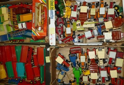 Lot 1157 - A Collection of Britains Farming Vehicles and Accessories, circa 1970's, in plastic and...