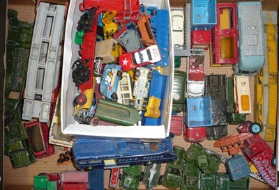 Lot 1168 - A Collection of Playworn Diecast Vehicles, makers include Dinky, Corgi, Matchbox and Budgie,...