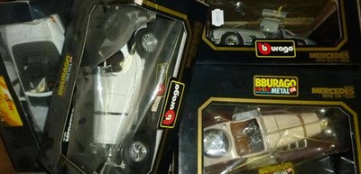 Lot 1170 - A Collection of Boxed Diecast Vehicles, including twelve boxed Conrad Mercedes Benz models,...