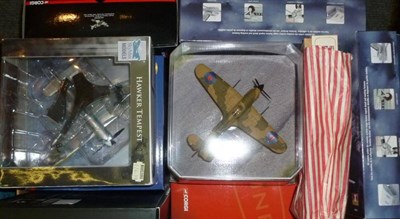 Lot 1199 - Eleven Boxed Diecast Aircraft, comprising Corgi - Aviation Archive, World War II Series,...