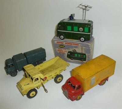 Lot 1211 - A Boxed Dinky Supertoys BBC TV Roving Eye Vehicle No.968, with cameraman and aerial, in blue...