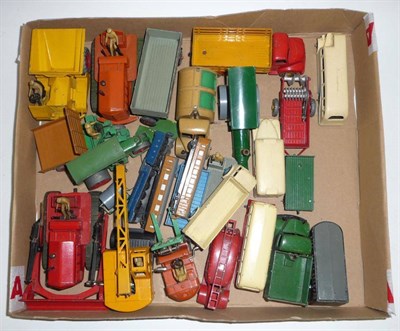 Lot 1225 - A Collection of Dinky Commercial and Utility Vehicles, including Leyland Comet, Blaw Knox...