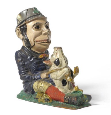 Lot 1247 - An Original Cast Iron 'Paddy and the Pig' or 'Shamrock' Mechanical Money Bank by J.E.Stevens,...