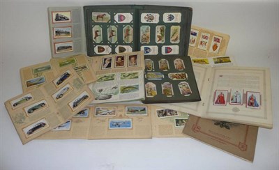 Lot 1253 - A Collection of Cigarette & Trade Card Sets, Part Sets and Odds,  including eleven official...