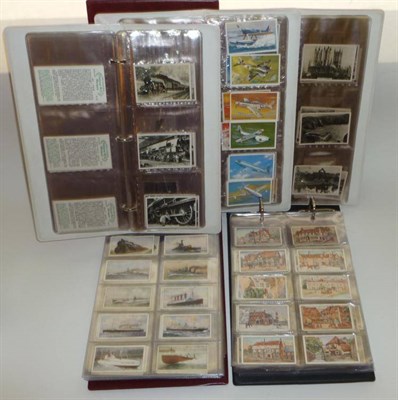 Lot 1254 - Five Albums of Cigarette and Trade Card Sets, including Illingworth's - Old Hostels,...