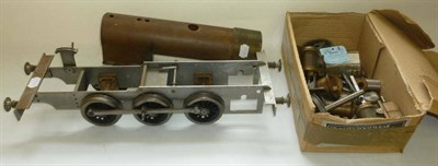 Lot 2 - A Partially Constructed 3 1/2inch Gauge Live Steam Model Kit of 'Rob Roy' Locomotive, with...