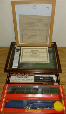 Lot 16 - Two Boxed Hornby 'OO' Gauge Locomotives - 'Flying Scotsman' No.4472 & 'Sir Nigel Gresley'...