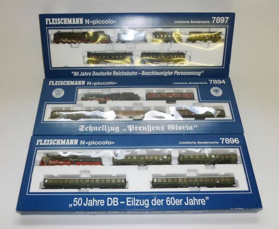 Lot 26 Three Boxed Fleischmann Limited Edition N