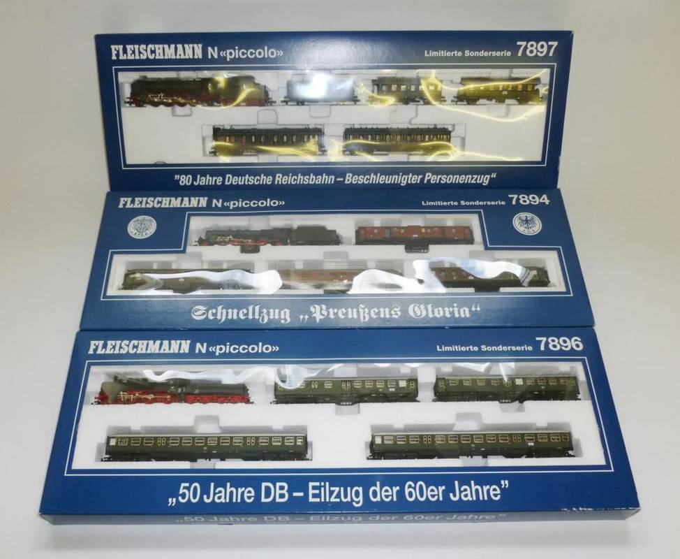 Lot 26 Three Boxed Fleischmann Limited Edition N Lot 26 Three Boxed Fleischmann Limited Edition N