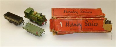 Lot 38 - A Boxed Pre-War Hornby 'O' Gauge Clockwork No.1 Tank Locomotive No.623, in LNER green livery,...