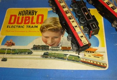 Lot 58 - A Boxed Hornby Dublo Electric 3-Rail BR Tank Goods Set EDG18, together with an 0-6-2 locomotive...