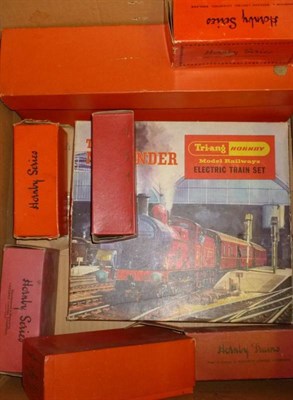 Lot 70 - Boxed Hornby 'O' Gauge Trains and Accessories, including an 0-4-0 BR locomotive No.82011, two...