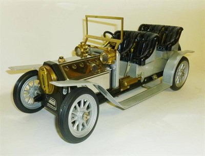 Lot 73 - A Mamod Live Steam Limousine, with silver body, black seats and burner