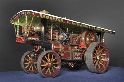 Lot 78 - A Fine Scratch Built 2inch Scale Live Steam Model of a Burrell Special Scenic Showmans Engine...