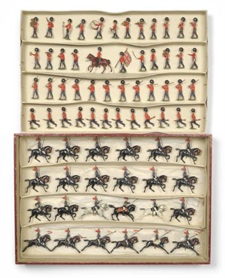 Lot 104 - A Boxed Britains Pre-War Types of The British Army 'Coldstream Guards & Royal Horse Guards' Display