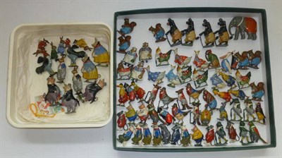 Lot 106 - Seventy Six Britains Hollowcast Lead Cococubs Comic Animal Figures, various sizes, many...