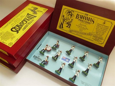 Lot 108 - Four Boxed Sets of Britains Limited Edition White Metal Collectors Models - Lifeguards No.5184,...