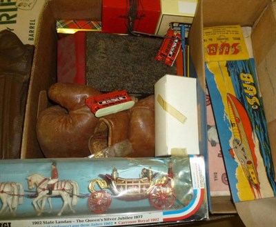 Lot 140 - A Collection of Mixed Toys and Games, including model kits, Spirograph, childrens books, dolls...