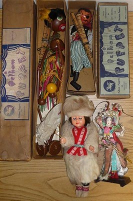 Lot 155 - Mixed Toys, comprising two boxed Pelham Puppets - Pirate & Lulabelle, Batko, childrens books, boxed