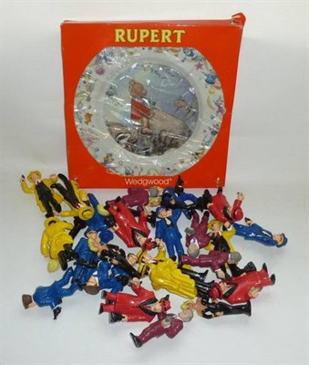 Lot 158 - Five 1950's Hartland Western Plastic Figures on Horseback - The Lone Ranger, Tonto, Annie...