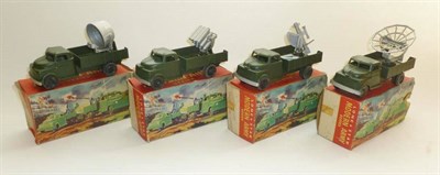 Lot 181 - Four Boxed Lone Star Modern Army Series Vehicles - Searchlight Lory, Rocket Battery Lorry,...