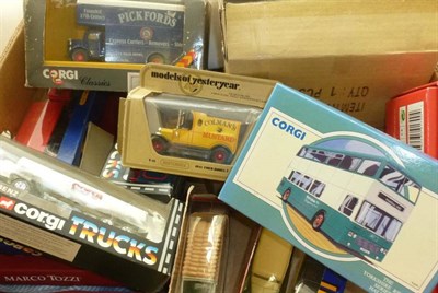 Lot 190 - A Collection of Diecast Vehicles, including boxed Corgi Classics, boxed and unboxed Matchbox Models