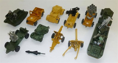 Lot 192 - Eleven Lone Star Diecast Military Vehicles, including six 'War in the Desert' vehicles; Six...