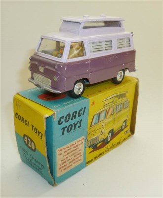 Lot 213 - Two Boxed Corgi Two-Tone Vehicles:- Morris Cowley Saloon No.202, with white body, blue roof;...