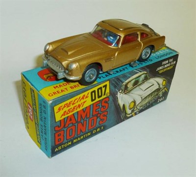 Lot 224 - A Boxed Corgi James Bond's Aston Martin D.B.5 No.261, with gold body, inner card display,...