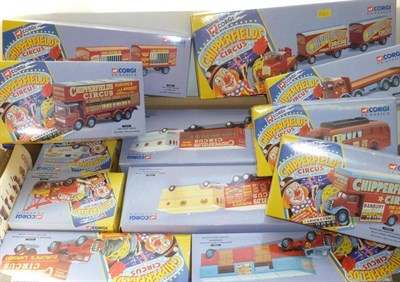 Lot 230 - Twelve Boxed Corgi Classics Limited Edition Chipperfield's Circus Vehicles, box numbers 97887,...