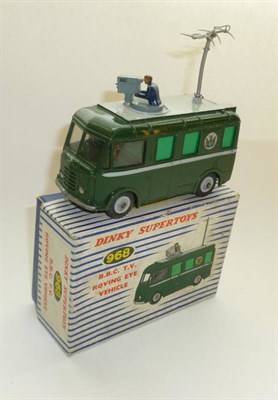 Lot 245 - A Boxed Dinky Supertoys B.B.C. T.V. Roving Eye Vehicle No.968, with cameraman and aerial, in...