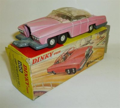 Lot 259 - A Boxed Dinky Lady Penelope's Fab 1 No.100, with pink body, pictorial inner stand, solid card box