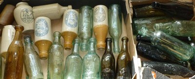 Lot 285 - A Collection of Darlington Beer, Ginger Beer and Mineral Water Bottles, including two Firth's...