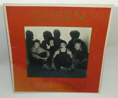 Lot 312 - A Signed Queen The Works Tour Programme 1984, with felt pen signatures of all the band members...