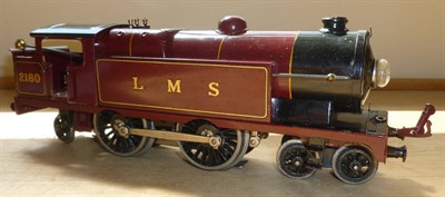 Lot 1 - A Hornby 'O' Gauge Electric 4-4-2 No.2 Special Tank Locomotive No.2180, in maroon and black LMS...