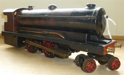 Lot 21 - A Bowman 'O' Gauge Live Steam 4-4-0 Locomotive, in maroon and black livery, with burner; An 'O'...