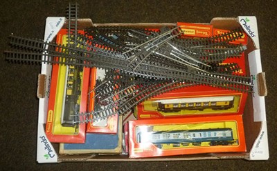 Lot 36 - A Collection of 'OO' Gauge Trains and Accessories, mainly boxed, including Triang/Hornby -...