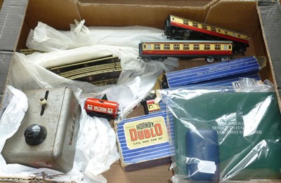 Lot 68 - A Collection of Hornby Dublo 3-Rail Trains and Accessories, including 'Silver King' locomotive...
