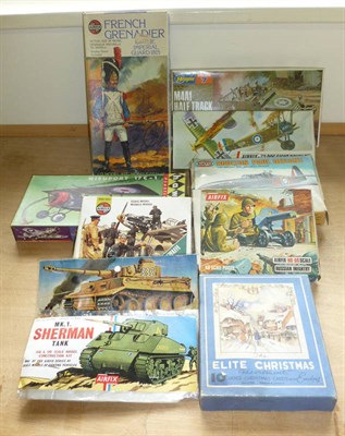 Lot 115 - Fifteen Boxed Wooden Model Kits of Aircraft, manufactured by Penguin, Airyda, Authentic Models,...