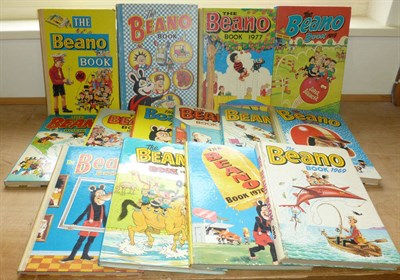 Lot 148 - Fourteen Beano Annuals, comprising 1952 and 1967 to 1979