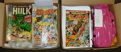 Lot 154 - A Large Collection of 1960's & 70's Super Hero Comics, including The Mighty World of Marvel,...