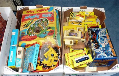 Lot 175 - Mixed Toys, including a boxed Scalex cabin cruiser, boxed Britains farming toys, boxed Tomy...